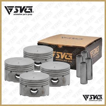 پیستون استاندارد STD پژو 206 تیپ 5 بدون رینگ SVG