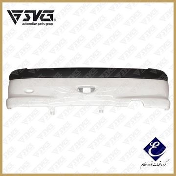 سپر عقب سفید پژو 206 عظام