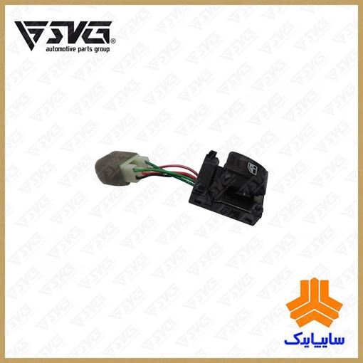 کلید شیشه بالابر برقی جلو راست پراید X100 سایپا یدک