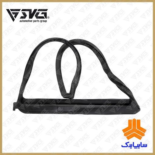 نوار شیشه لچکی درب عقب چپ پراید سایپا یدک