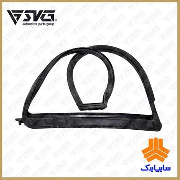 نوار شیشه لچکی درب عقب چپ پراید نسیم سایپا یدک