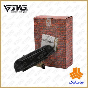 مجموعه دستگیره درب پشت پراید وانت سایپا یدک