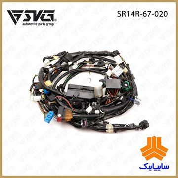 دسته سیم جلو زیمنس هیدرولیک با فن دودور تزیینات جدید پراید سایپا یدک
