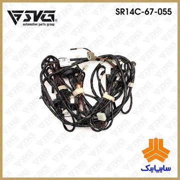 دسته سیم کامل عقب CNG (تزیینات جدید) پراید سایپا یدک