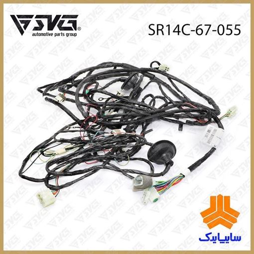 دسته سیم کامل عقب CNG (تزیینات جدید) پراید سایپا یدک
