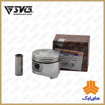 مجموعه پیستون و گژن پین 1 و 2 استاندارد STD گرید C پایه گازسوز پراید سایپایدک
