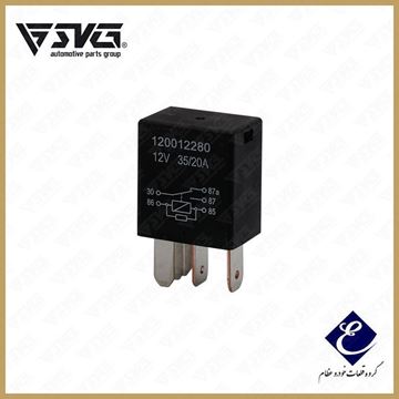 رله HC میکرو 5 پین 12 ولت (35A-20A-CEC) پژو 405 عظام