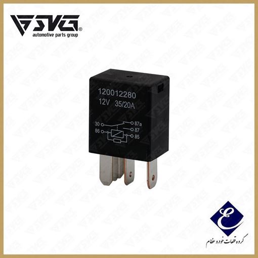 رله HC میکرو 5 پین 12 ولت (35A-20A-CEC) پژو 405 عظام