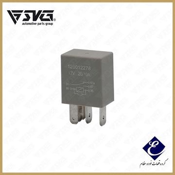 رله میکرو 5 پین 12 ولت (20A-10A-CEC)پژو 405 عظام
