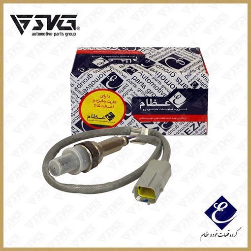 سنسور اکسیژن پایینی و گاز سوز سیم کوتاه سوکت  طوسی پژو 405 عظام