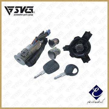 مجموعه سوییچ کامل پژو 206 با ریموت و یک کلید یدک سازه پویش عظام