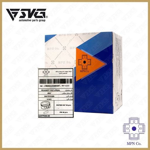 بوش و پیستون (قدیم) گرید A پژو XU7 بدون رینگ MPN