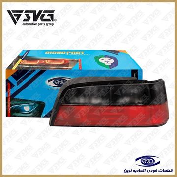 چراغ خطر عقب راست دودی تیره بدون سوکت و لامپ پژو پارس اتحادیه نوین 
