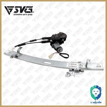مجموعه شیشه بالابر عقب برقی تیبا / کوییک / ساینا چپ مادپارت