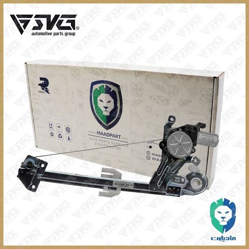 مجموعه شیشه بالا بر عقب چپ پژو 206 مادپارت