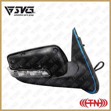 آینه جانبی برقی راست پارس سال P9 شفق دانا با نشانگر LED — کد محصول 0101044501 (MI 100110) (